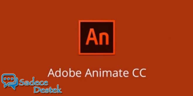 adobe animate cc sadece destek
