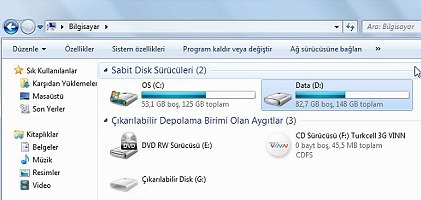 Windows Yetersiz Disk Alanı Sorunu Çözümü