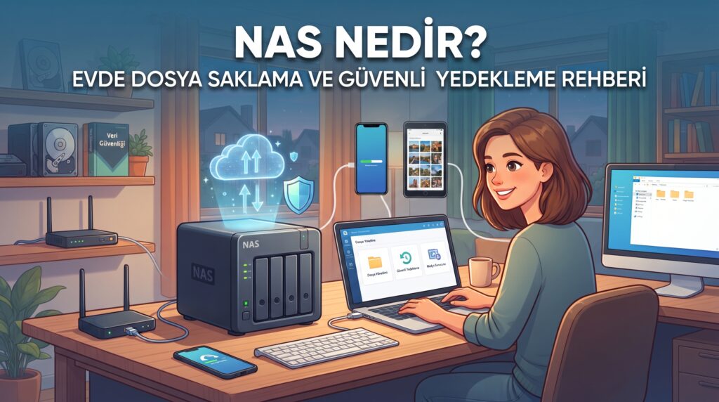 NAS nedir? Evde dosya saklama ve güvenli yedekleme rehberi