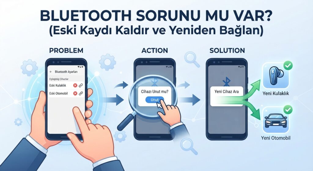 Android telefon Bluetooth cihazını görmüyor veya bağlanmıyor: Eşleştirme rehberi