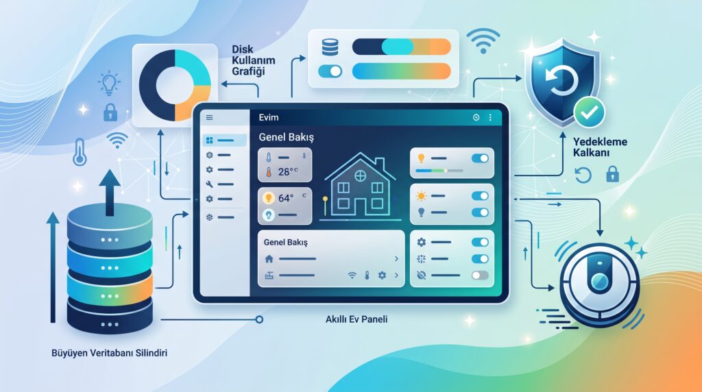 Home Assistant Veritabanı Çok Büyüdü: Recorder Ayarlarıyla Güvenli Temizlik