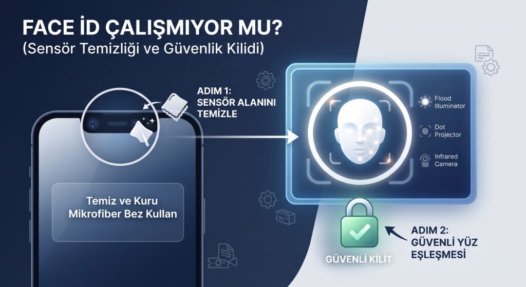 iPhone Face ID Çalışmıyor: Sıfırlamadan Önce Kontrol Edilecekler