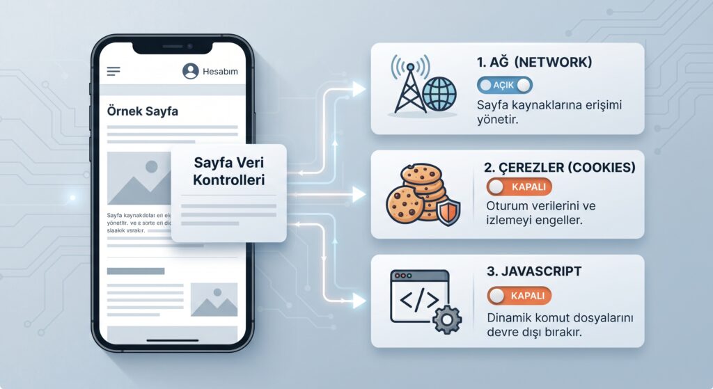 iPhone’da Safari bazı siteleri açmıyor: Ağ, çerez ve JavaScript kontrolü