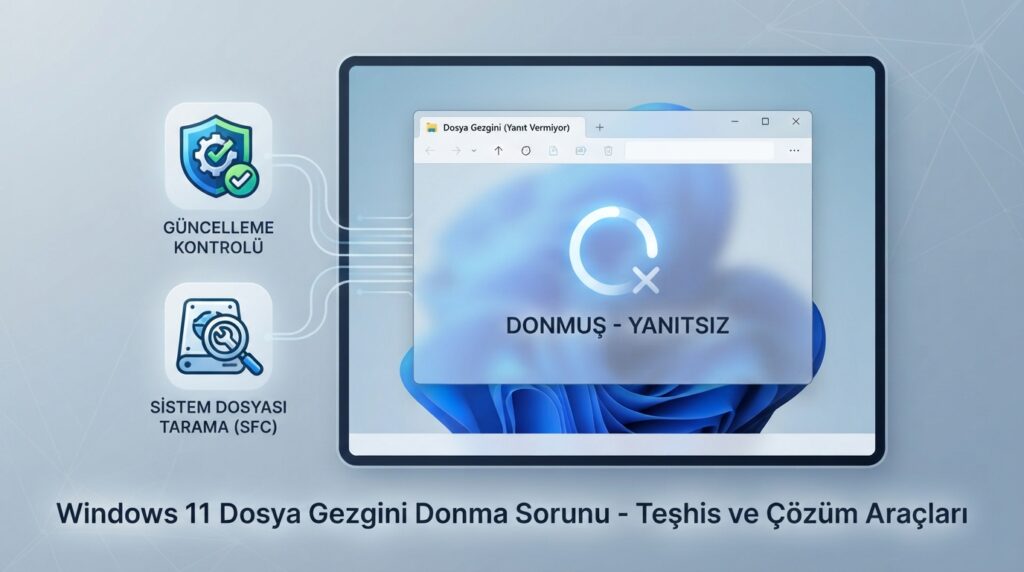 Windows 11’de Dosya Gezgini açılmıyor veya donuyor: Güvenli çözüm sırası