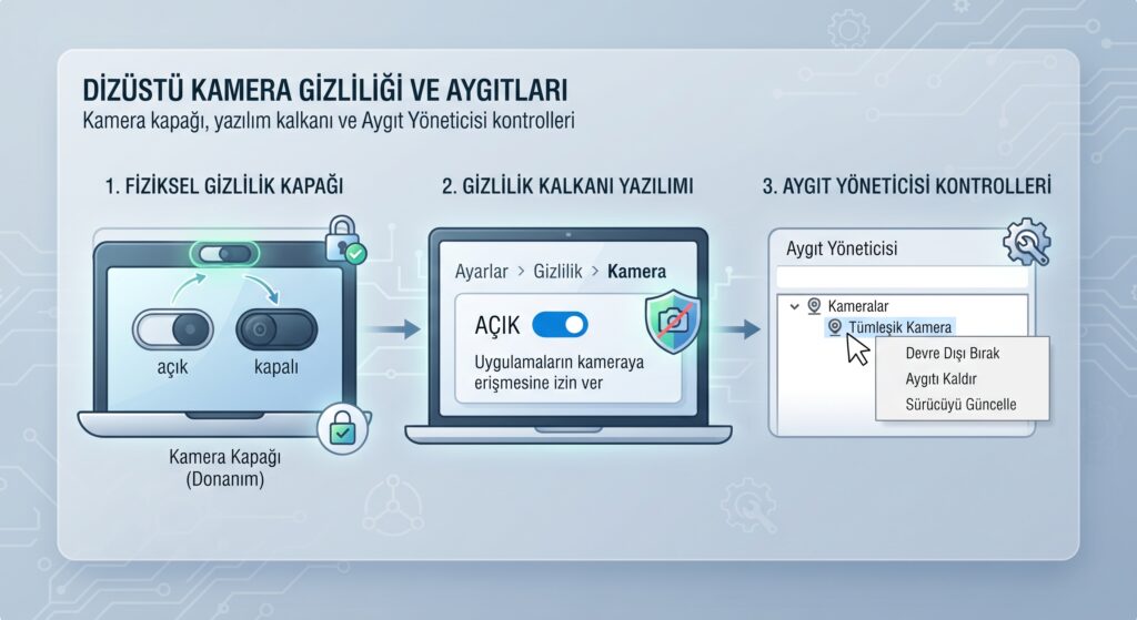 Windows 11 Kamerayı Görmüyor: 0xA00F4244 ve Siyah Ekran Sorununu Çözme